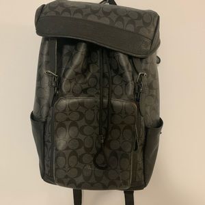 Coach Men Leather Backpack